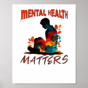 Suicide Prevention Awareness Design Mental Health Poster