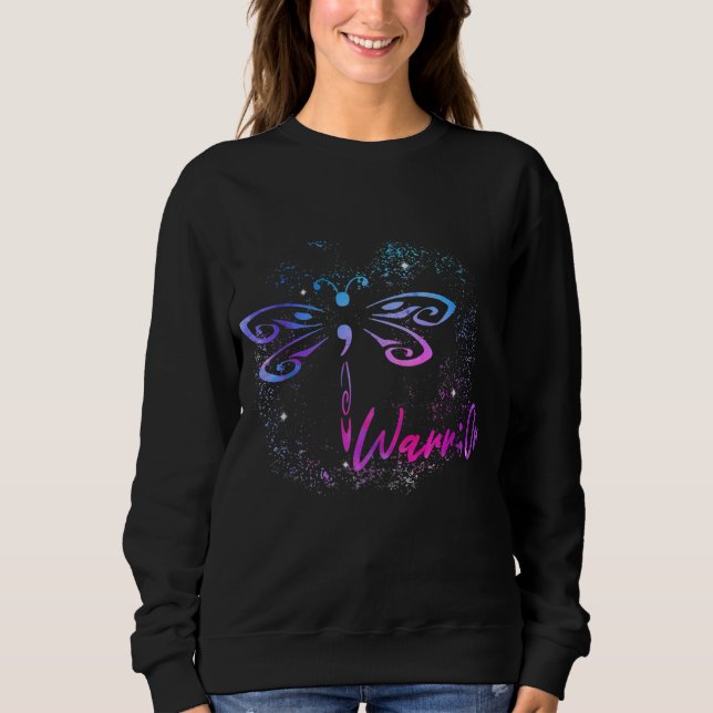 suicide prevention awareness dragonfly T-shirt Sweatshirt (Front)