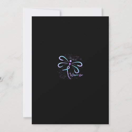 Suicide Prevention Awareness Dragonfly Thank You Card