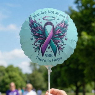 Suicide Prevention Awareness End Stigma 988 Hope Balloon