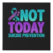 Suicide Prevention Awareness Faux Canvas Print