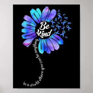 Suicide Prevention Awareness In September Be Kind Poster