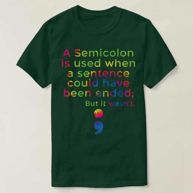 Suicide Prevention Awareness Mental Health Depress T-Shirt (Design Front)