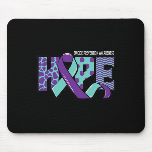 Suicide Prevention Awareness Mental Health Message Mouse Pad