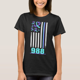 Suicide Prevention Awareness Mental Health Support T-Shirt