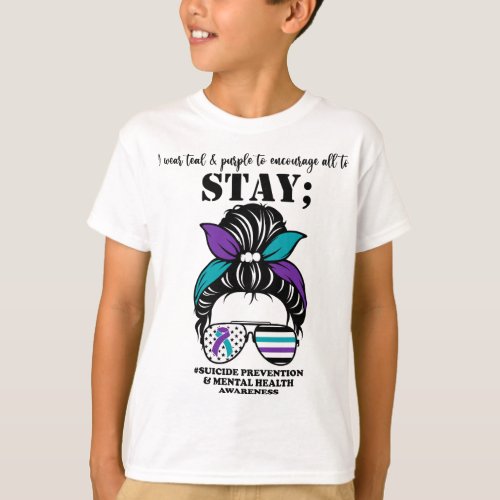 Suicide Prevention Awareness Mental Health Support T_Shirt