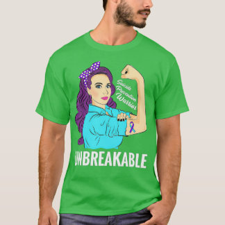 Suicide Prevention Awareness Mental Health Warrio T-Shirt