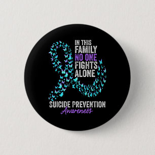 Suicide Prevention Awareness Month Butterflies Tea Button