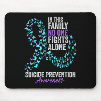 Suicide Prevention Awareness Month Butterflies Tea Mouse Pad