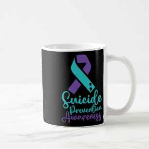Suicide Prevention Awareness Month Teal Purple Sma Coffee Mug