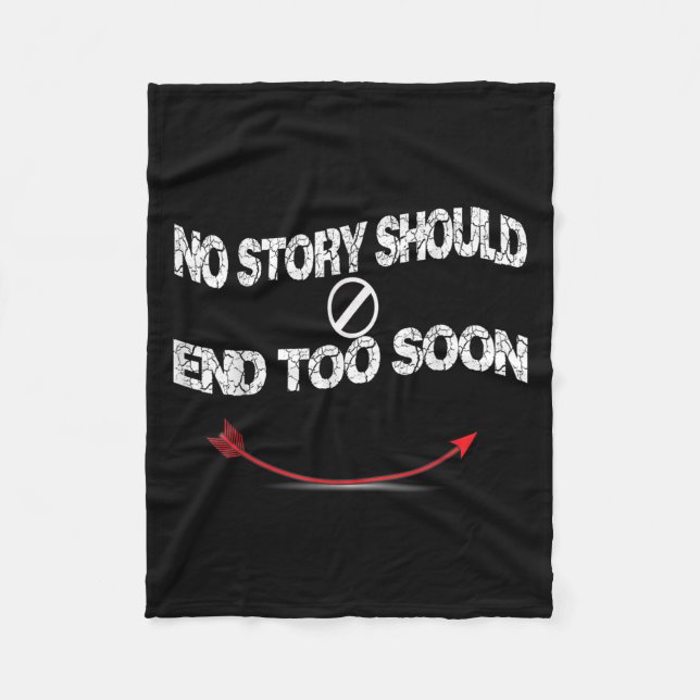 Suicide Prevention Awareness ,no Story Should End  Fleece Blanket (Front)