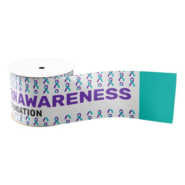Suicide Prevention Awareness Pattern Ribbon (Spool)