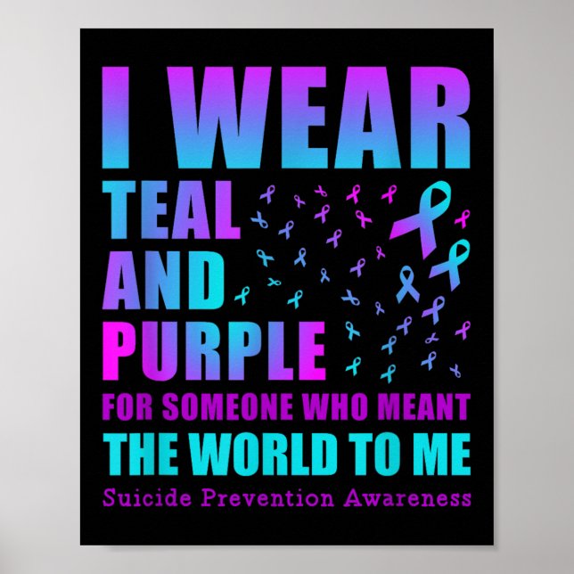 Suicide Prevention Awareness  Poster (Front)