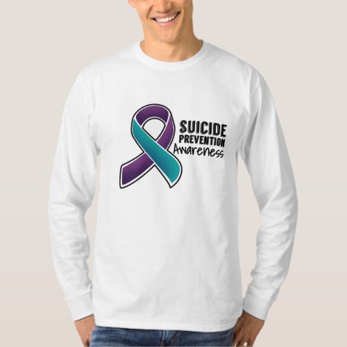 Suicide Prevention Awareness Quote Collage T_Shirt