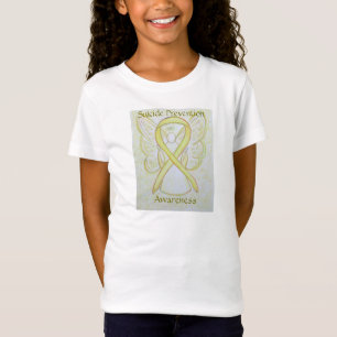 Suicide Prevention Awareness Ribbon Angel Shirt