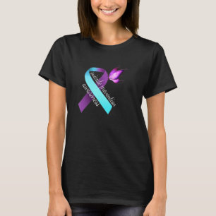 Suicide Prevention Awareness Ribbon Butterfly T-Shirt