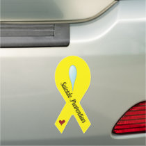 Suicide Prevention Awareness Ribbon Car Magnet