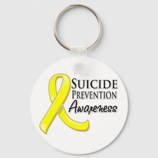 Suicide Prevention Awareness Ribbon Keychain