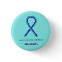 Suicide Prevention Awareness Ribbon Pin Buttons