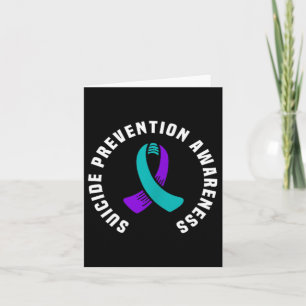 Suicide Prevention Awareness Ribbon Pocket Design  Card