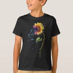 Suicide Prevention Awareness Sunflower T-Shirt