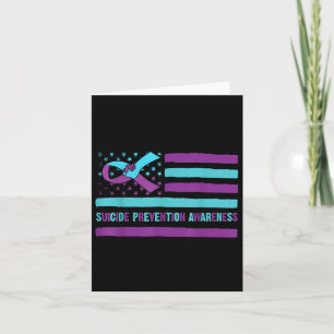 Suicide Prevention Awareness Survivor Support Amer Card
