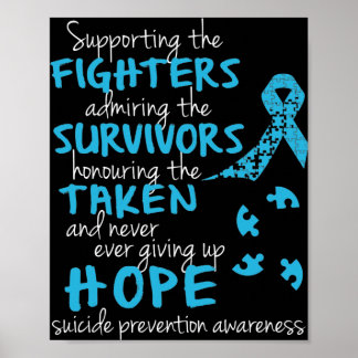 Suicide Prevention Awareness T-Shirt Poster