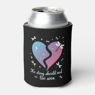 Suicide Prevention Awareness Teal Purple Heart Dra Can Cooler