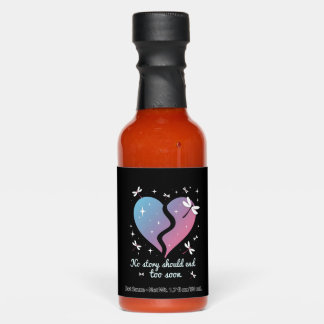 Suicide Prevention Awareness Teal Purple Heart Dra Hot Sauces