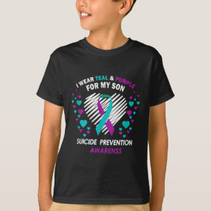 Suicide Prevention Awareness Tee _ I Wear Teal And
