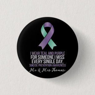 Suicide Prevention Awareness Together for Help Button