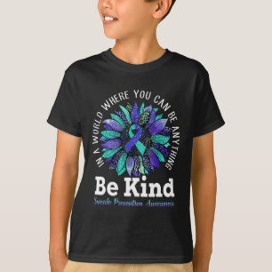 Suicide Prevention Awareness Week Be Kind Leopard T-Shirt