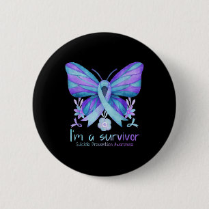 Suicide Prevention Awareness Week Butterfly Im A S Button