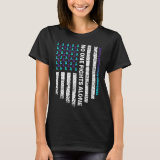 Suicide Prevention Awareness Week  Ribbon American T-Shirt
