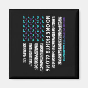 Suicide Prevention Awareness Week Shirt Ribbon Ame Magnet
