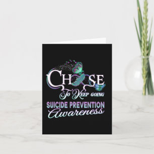 Suicide Prevention Awareness You Matter Choose To Card
