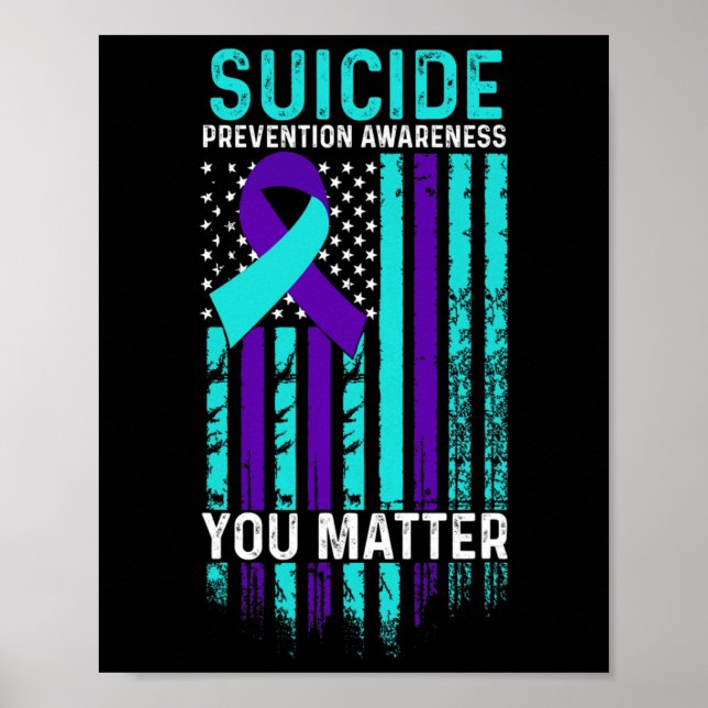 Suicide Prevention Awareness - You Problem America Poster (Front)