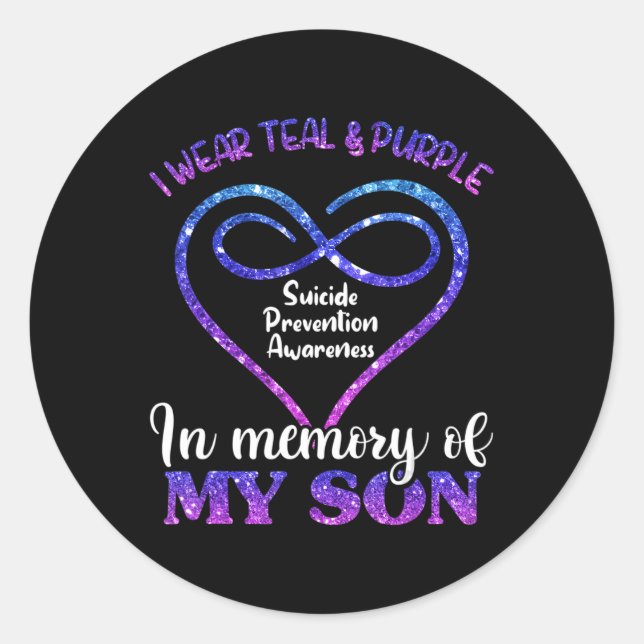 Suicide Prevention  Classic Round Sticker (Front)