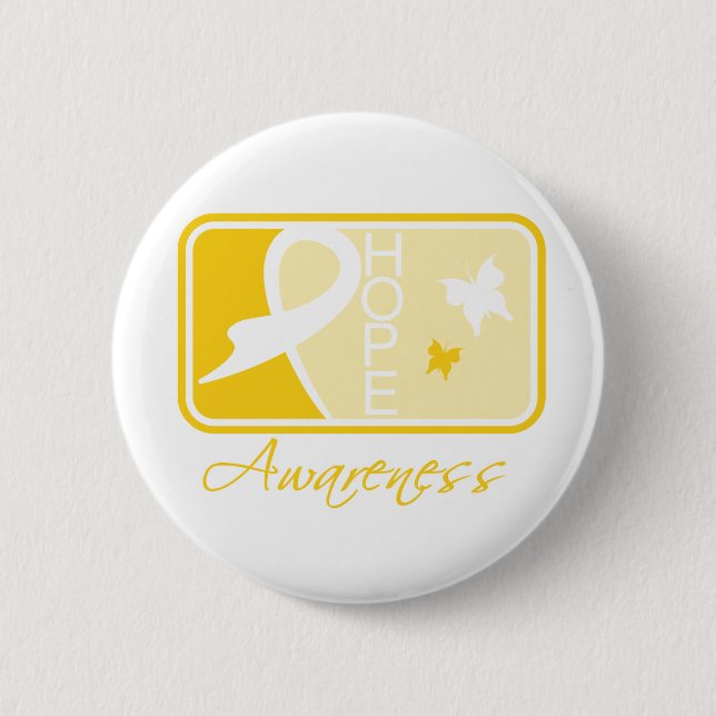 Suicide Prevention Hope Awareness Tile Pinback Button (Front)