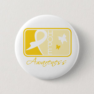 Suicide Prevention Hope Awareness Tile Pinback Button