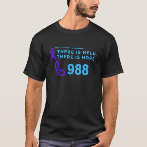 Suicide Prevention Lifeline 988 T_Shirt