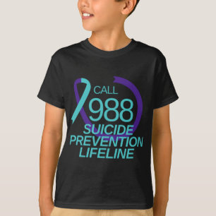 Suicide Prevention Lifeline Call 988 T-Shirt