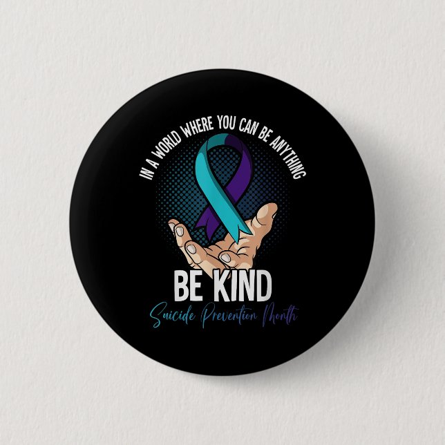 Suicide Prevention Month  Button (Front)