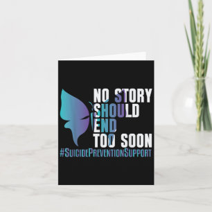 Suicide Prevention Not Too Soon _ I For Suprters Card