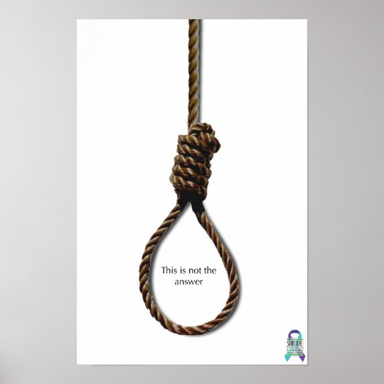 Suicide Prevention Poster | Zazzle.com