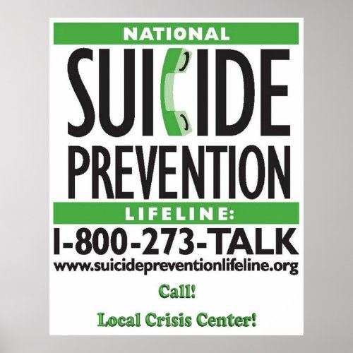 Suicide Prevention POSTER