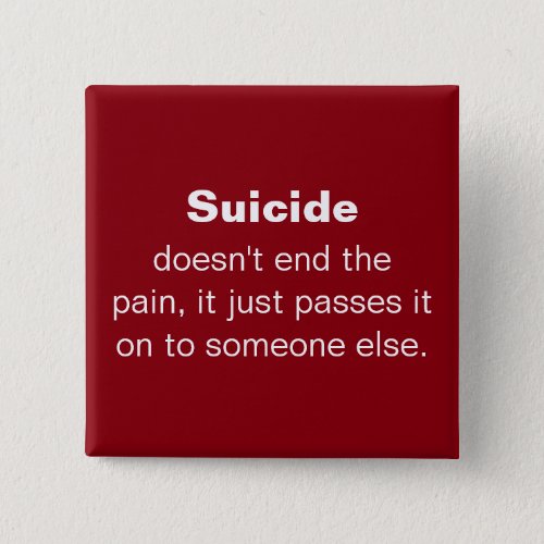 Suicide Prevention Quote Button