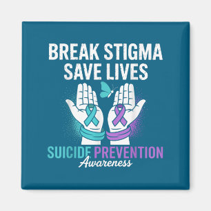 Suicide Prevention Suprt Break Stigma Suicide Awar Magnet