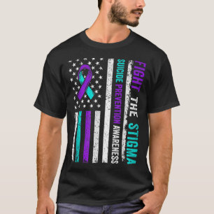Suicide Prevention Suprt Fight Stigma Suicide Awar T-Shirt