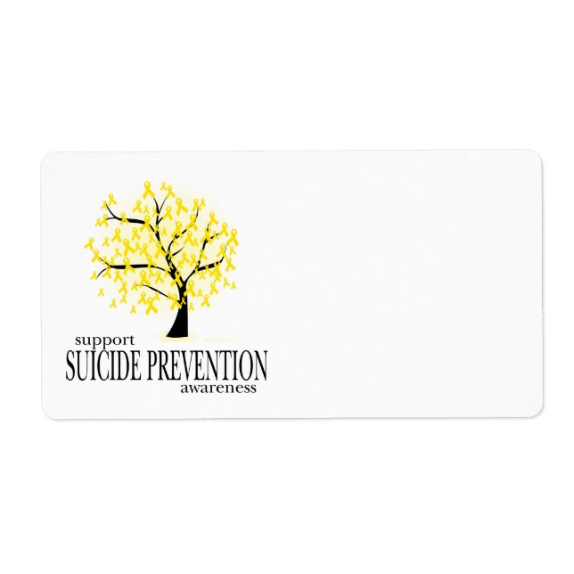 Suicide Prevention Tree Label (Front)